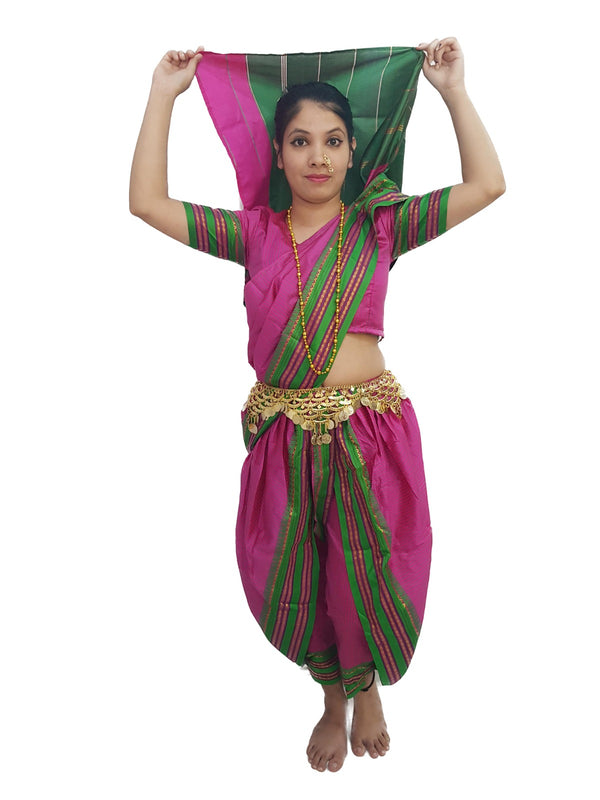 Marathi dress fashion up female