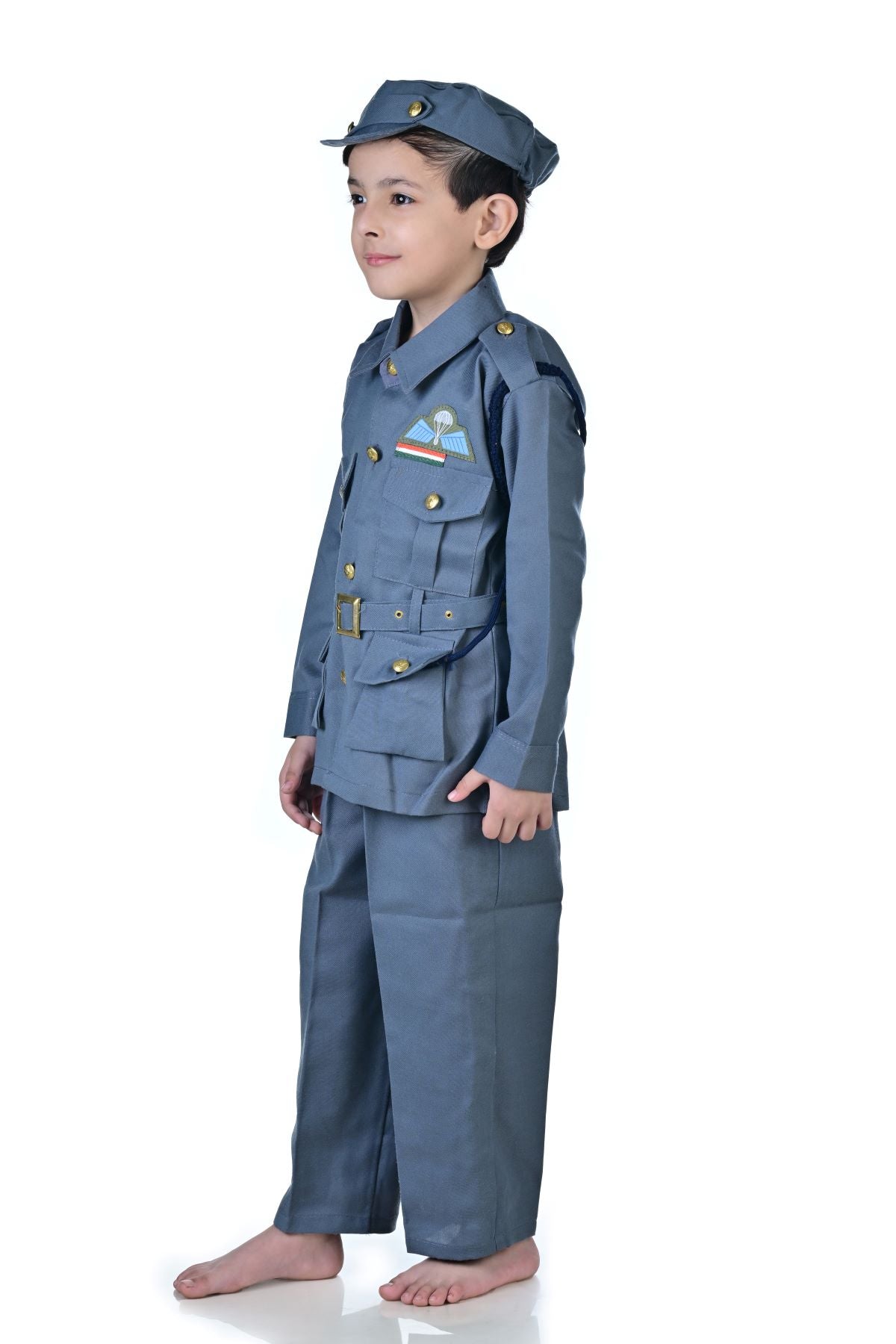 Rent Buy New Indian Air Force Defense Pilot Kids Fancy Dress Costume
