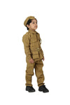 Indian Police Inspector Community Helper Khaki Fancy Dress Costume for Kids