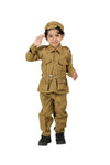 Indian Police Inspector Community Helper Khaki Fancy Dress Costume for Kids