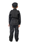 Black Commandos NSG Security Profession Fancy Dress Costume