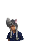 Elephant Animal Hoodie Kids & Adults Fancy Dress Costume Accessory