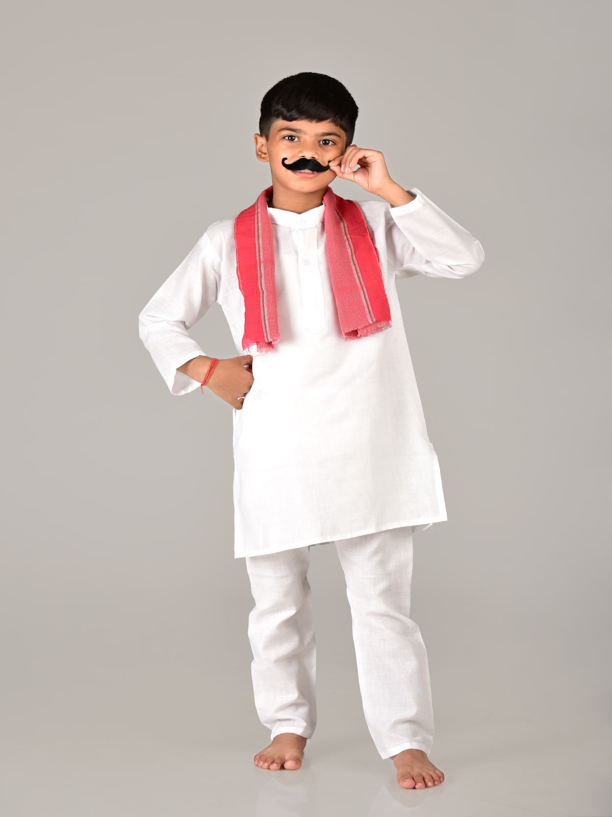 Buy BookMyCostume Indian Sarpanch Farmer Villager Kisan Kids & Adults Fancy  Dress Costume 6-7 years Online at Lowest Price Ever in India | Check  Reviews & Ratings - Shop The World