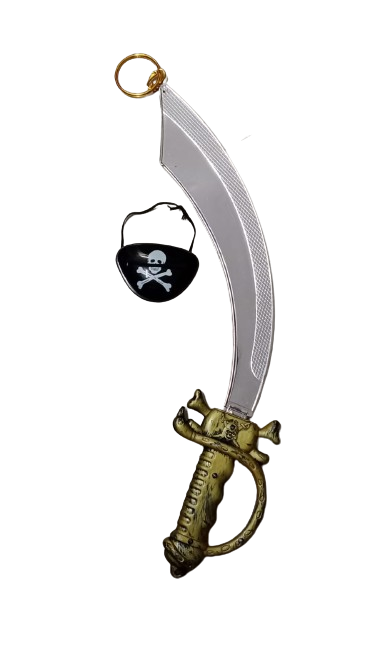 Pirate Sword Hook Eye Patch For Adults and Kids