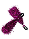 Magenta Pom Poms Cheerleader Dance Kids & Adults Costume Accessory