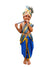 BookMyCostume Krishna Costume with Heavy Jewellery and Pagdi and Brocade - Janmashtami Complete Premium Dress for Baby Kanha Boys & Girls - Light Blue