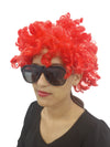 BookMyCostume Buy Red Curly Hair Wig Unisex Adult & Kids Fancy Dress Costume Accessory