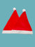 BookMyCostume Set of 2 Santa Caps Combo Adults Fancy Dress Accessory - Adults Size