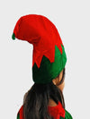 BookMyCostume Santa's Elf Cap Christmas Movie Character Kids Fancy Dress Accessories | Red & Green