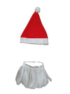 BookMyCostume Christmas Accessory Set Santa Cap and Beard Combo For Kids & Adults Fancy Dress Accessory