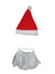 BookMyCostume Christmas Accessory Set Santa Cap and Beard Combo For Kids & Adults Fancy Dress Accessory