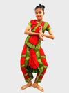 Bharatanatyam Saree Indian Classical Dance Costume for Girls and Women