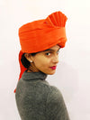 BookMyCostume Orange Traditional Pagdi Turban for Barati & Function Kids Fancy Dress Accessory