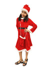 BookMyCostume Lady Santa Claus Christmas Theme Frock Fancy Dress Costume - Premium