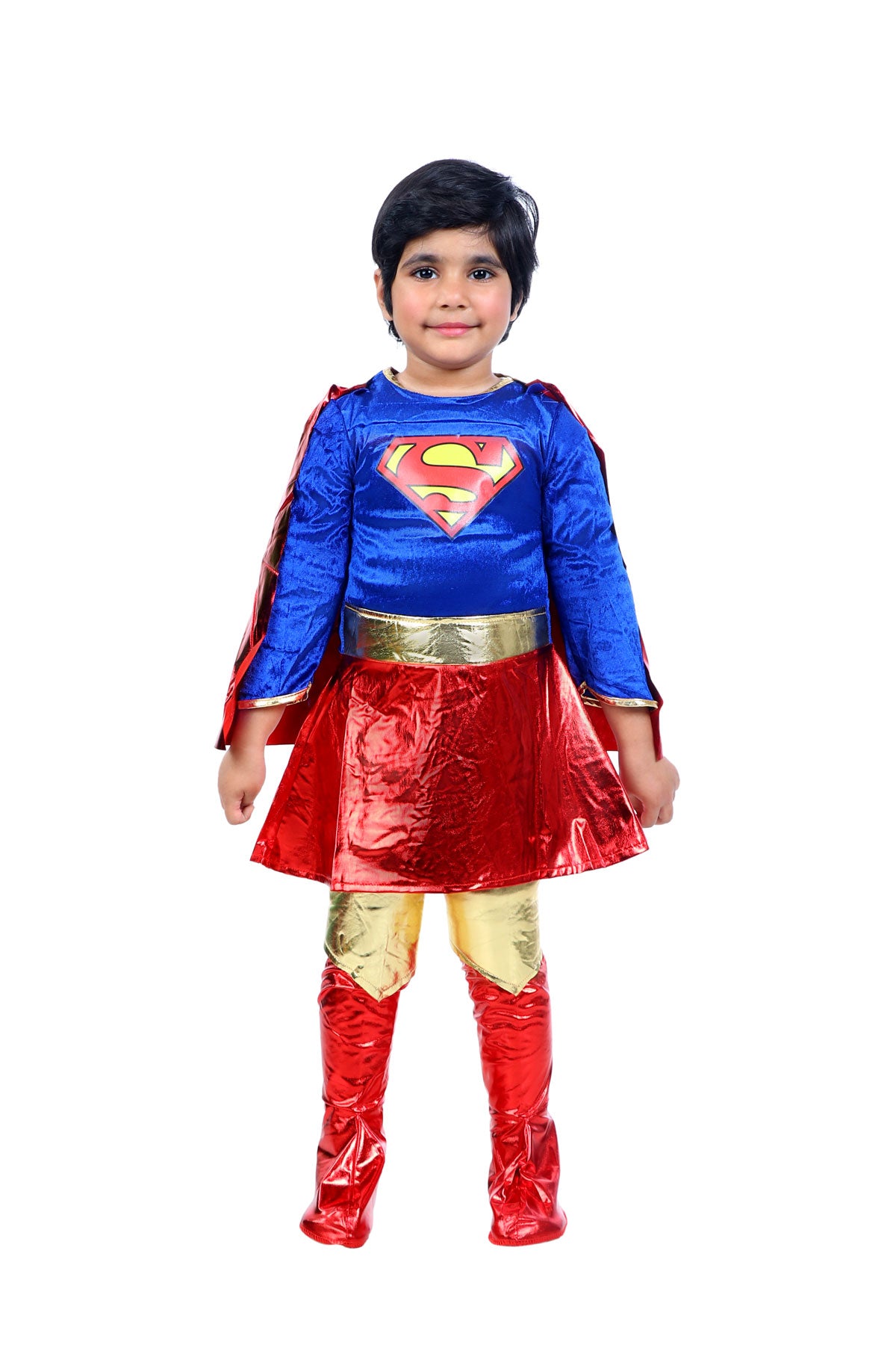 Rent or Buy Supergirl Kids Girls Fancy Dress Costume Online in India