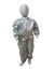 Silver Jumpsuit Fancy Dress Costume