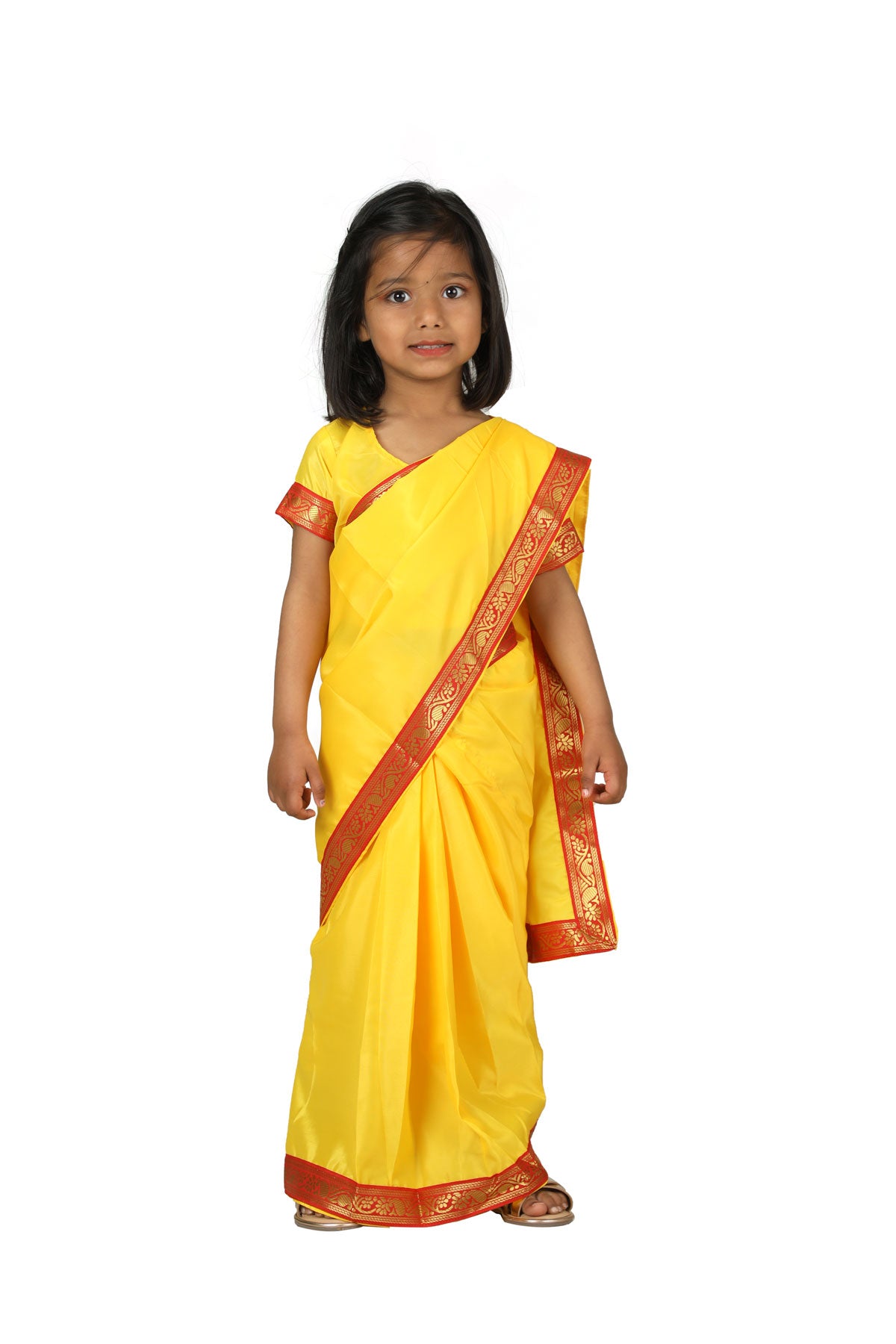 New south Indian traditional pattu pavadai Jecquard Lehenga choli for Kids  girls dress - EVERWILLOW - 4074492