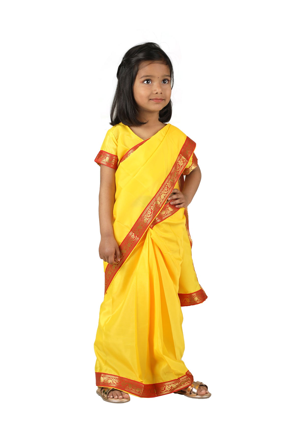 Traditional Indian Ethnic Kids Wear Lehenga Choli Frock in Green & Magenta  Narayanpet Cotton With Zari Border Summer Dress for Girl Kids - Etsy UK | Dresses  kids girl, Kids dress collection,