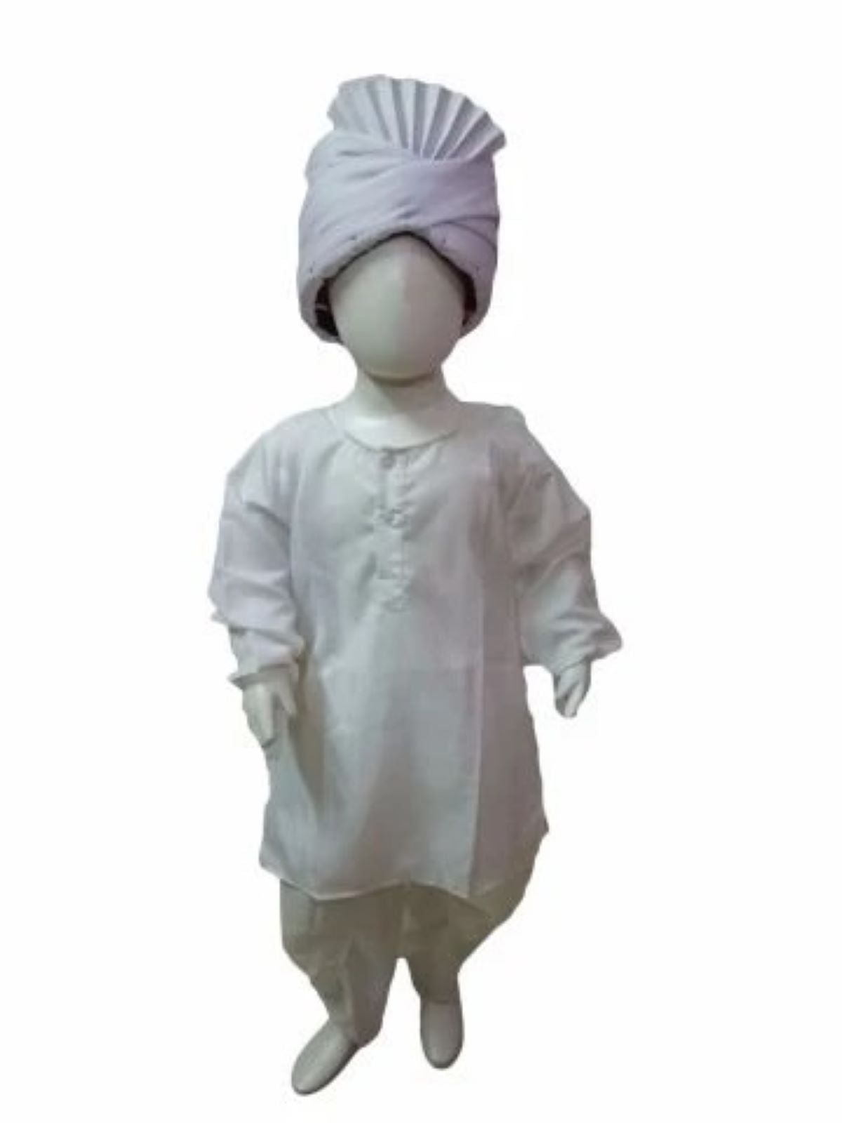 Buy Kaku Fancy Dresses Boy's Polyester Bengali Dress (White, 3-4 Years)  Online at Low Prices in India - Amazon.in