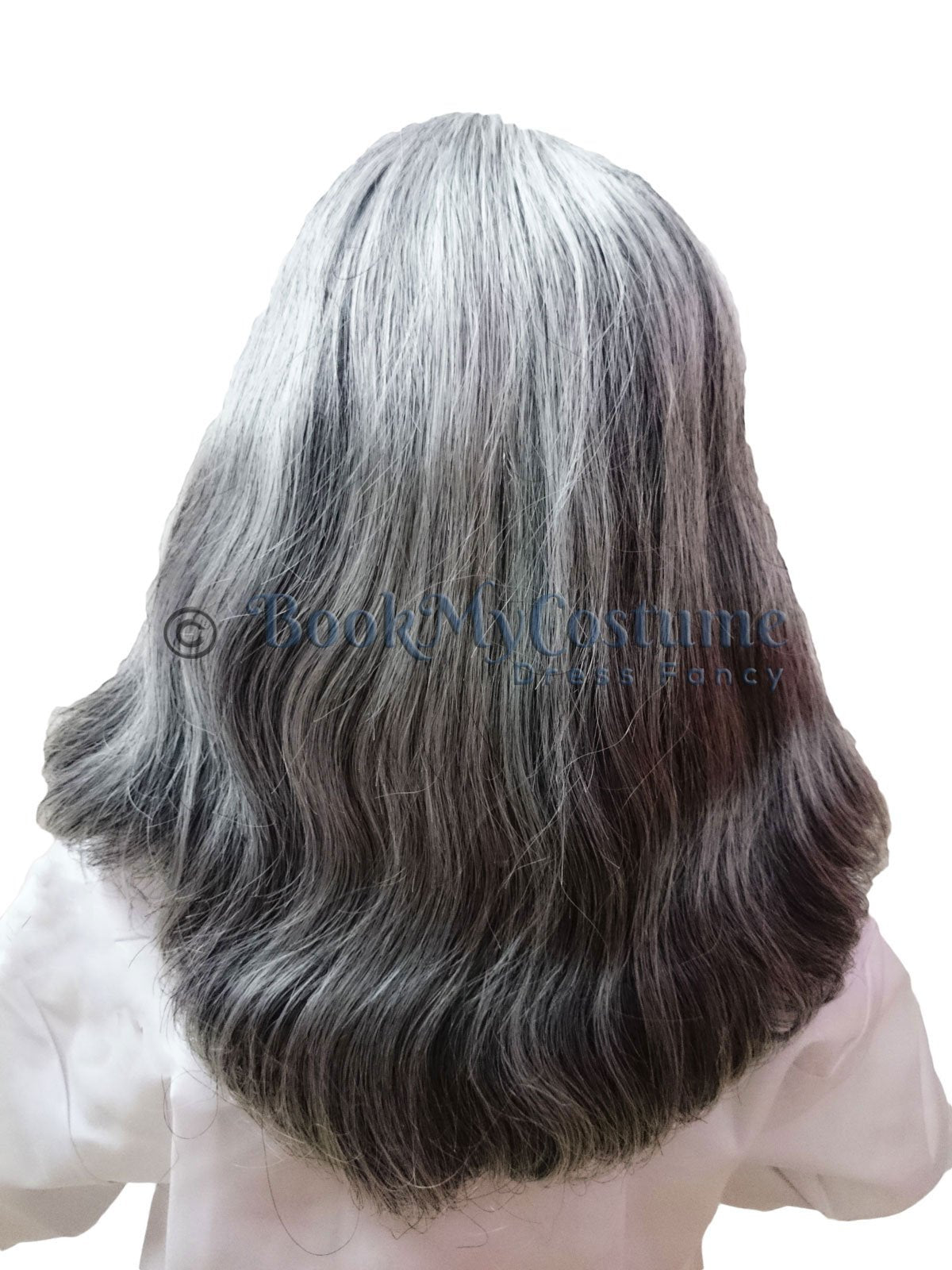 Grey wig fancy dress best sale