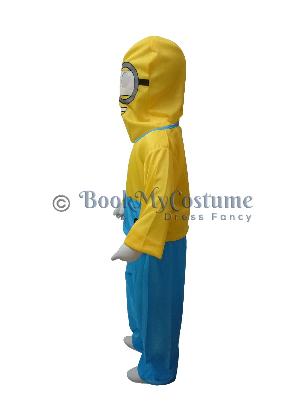 Minion Cartoon Character (Despicable Me) Kids Fancy Dress Costume | Standard Buy / 5-6 years