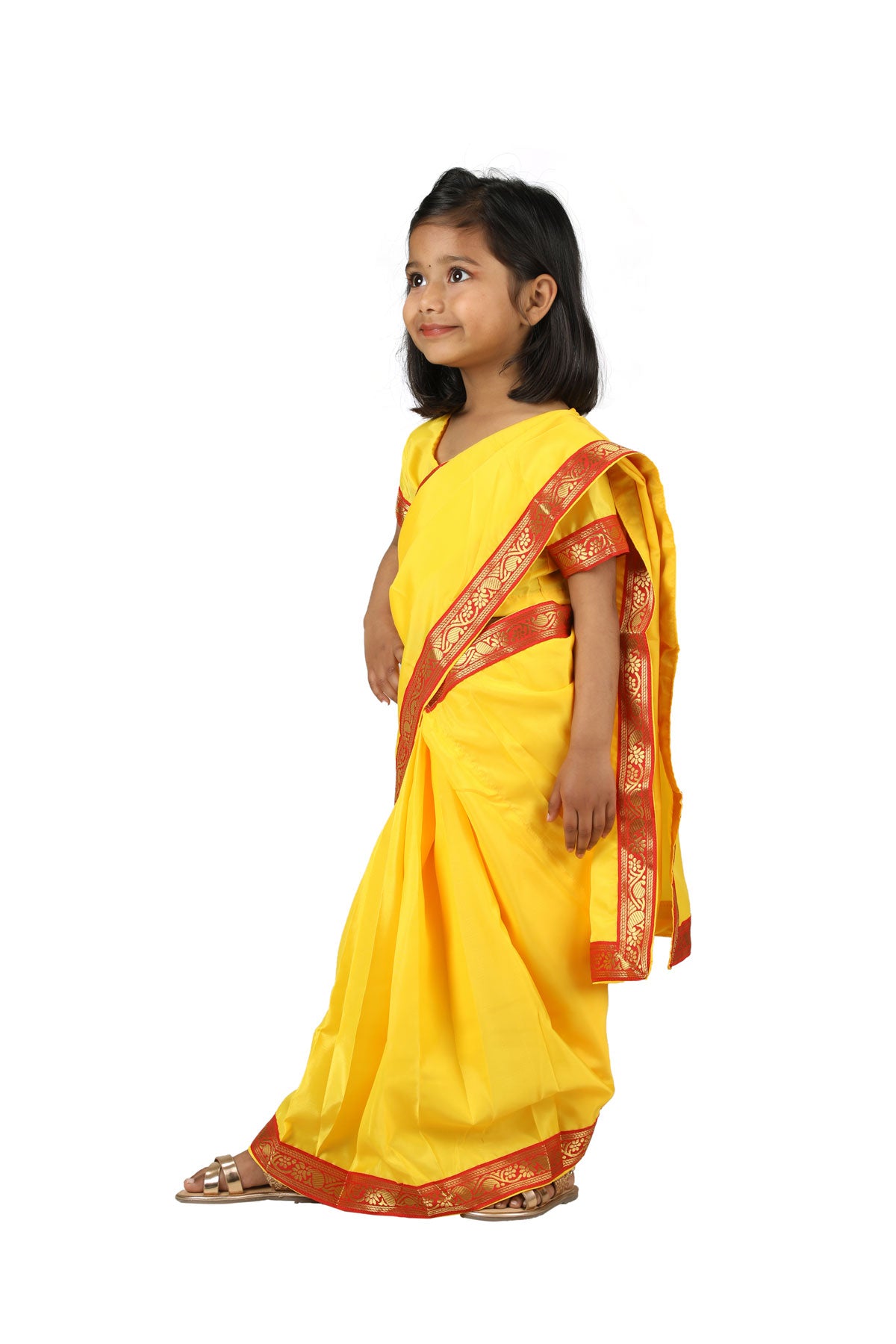 BHARATANATYAMWORLD Bharatnatyam Dress/Custom Green Bharatnatyam+3 line  Ghungroo Classical Dance for Girls Fancy Dress/Costume Competitions/Annual  (4-6 Years) : Amazon.in: Toys & Games