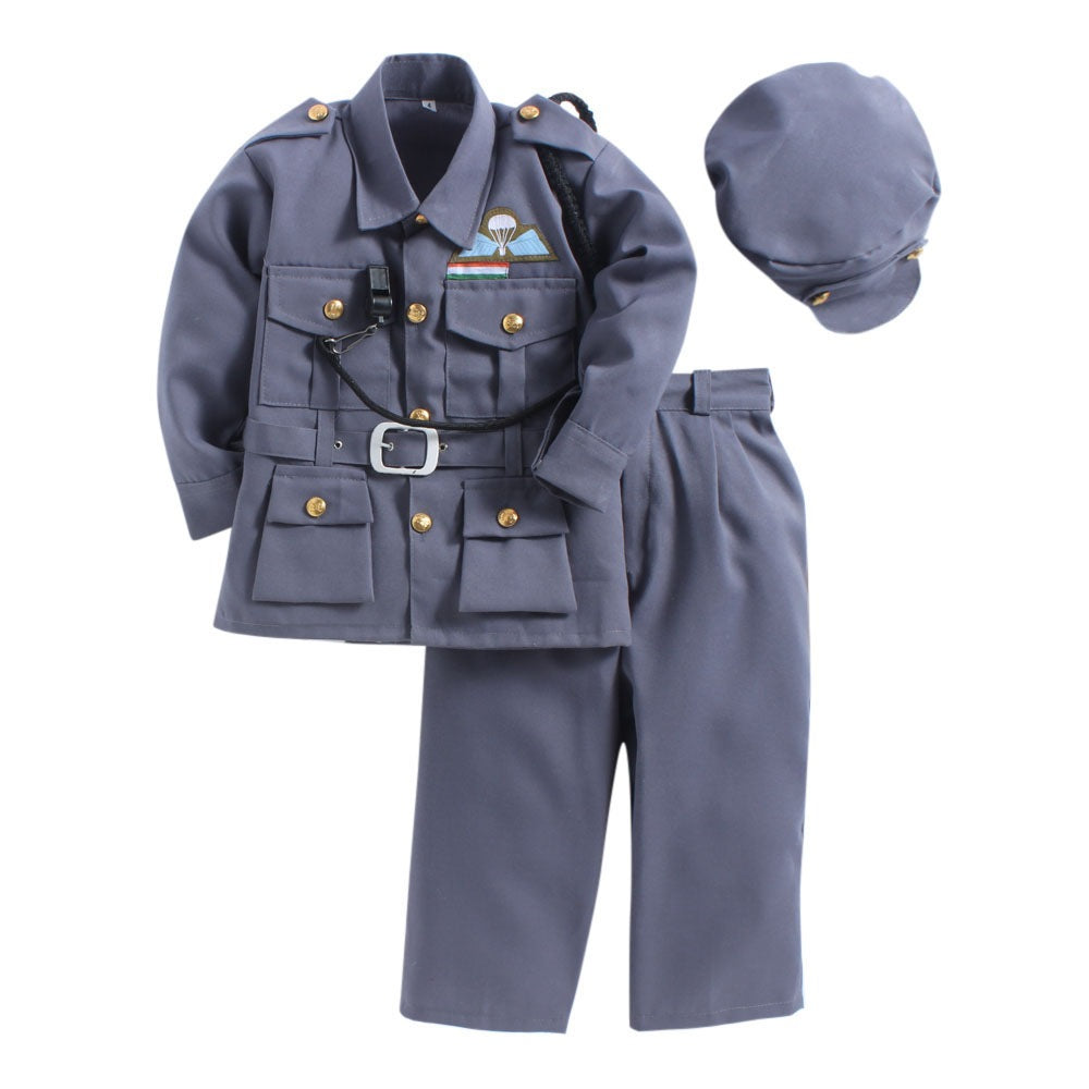 Buy PartyHut® Indian Air Force Pilot Uniform Kids Fancy Dress Costume- ( 3  - 4 Years) Online at Low Prices in India - Amazon.in