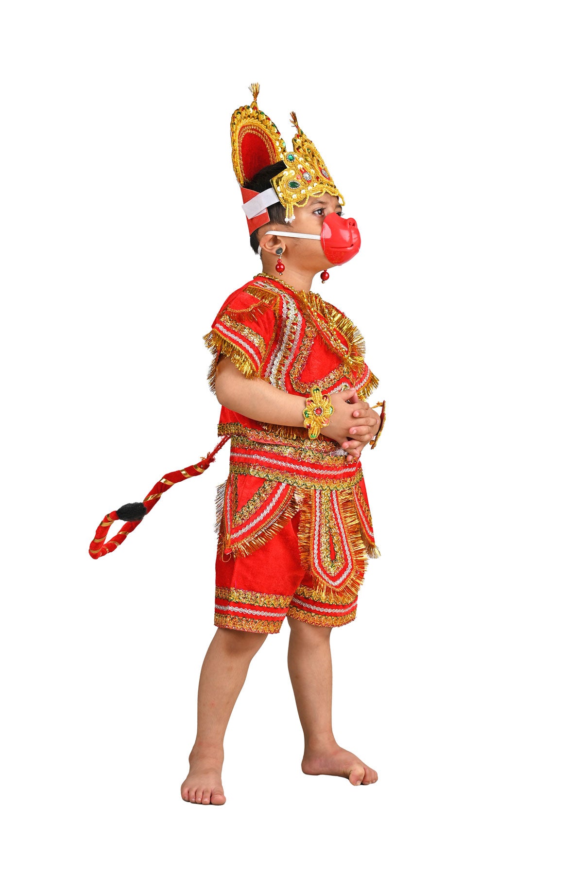 Character Hanuman ji Ramleela/Dussehra/Ram Navami/Costume & Fancy dres –  Raj Costumes