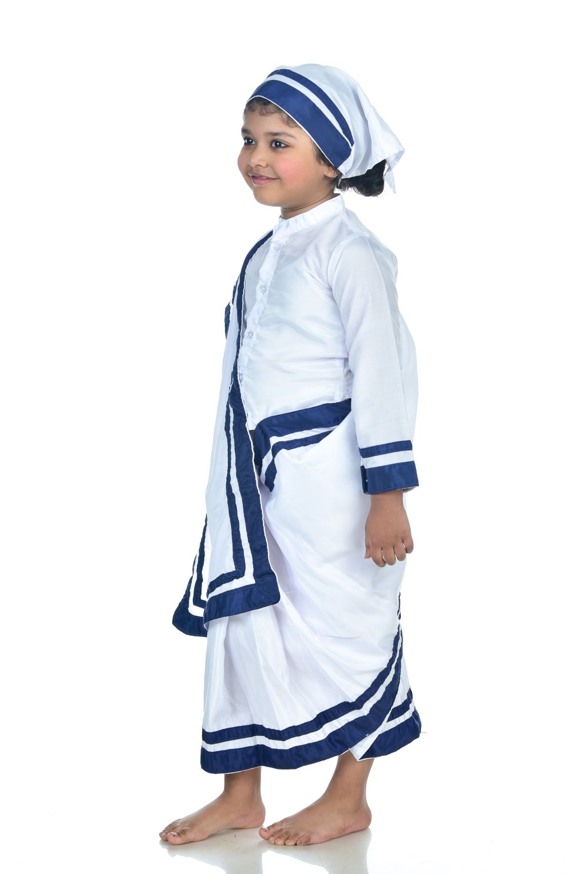 Fancy Dresses Deep Blue Check Lavani Saree Kids Costume – 30126 – Fancy  Dress Store in Gaur City, School Function Costumes at best prices/ Rental
