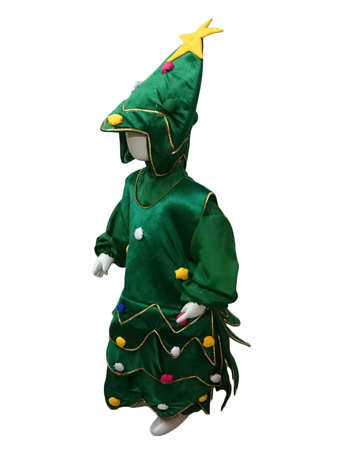 Child Christmas Tree Costume Christmas Themed DIY Outfit Coat for Boys  Girls Fancy Dress Christmas Green Costume - AliExpress