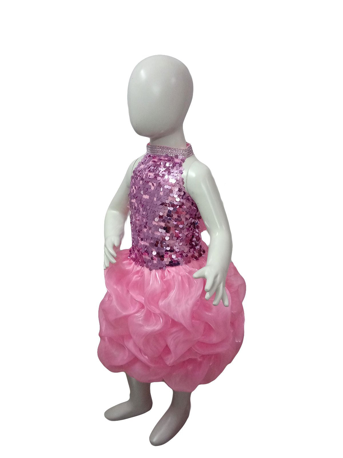 Fuchsia Silk Taffeta Balloon Dress For Girls Design by BYB PREMIUM at  Pernia's Pop Up Shop 2024