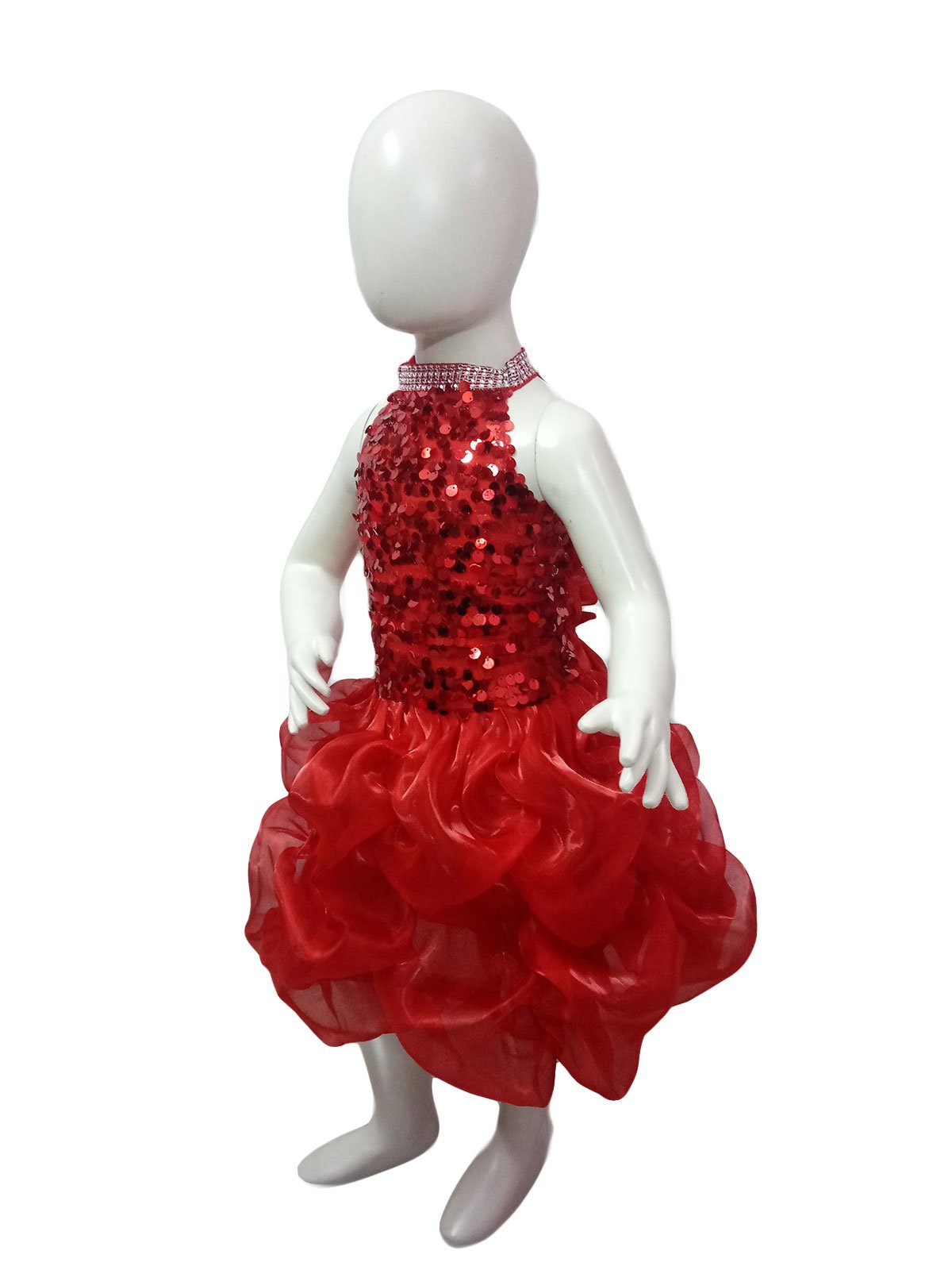 Kathak Red Dance Dress  Sulbha Fashions
