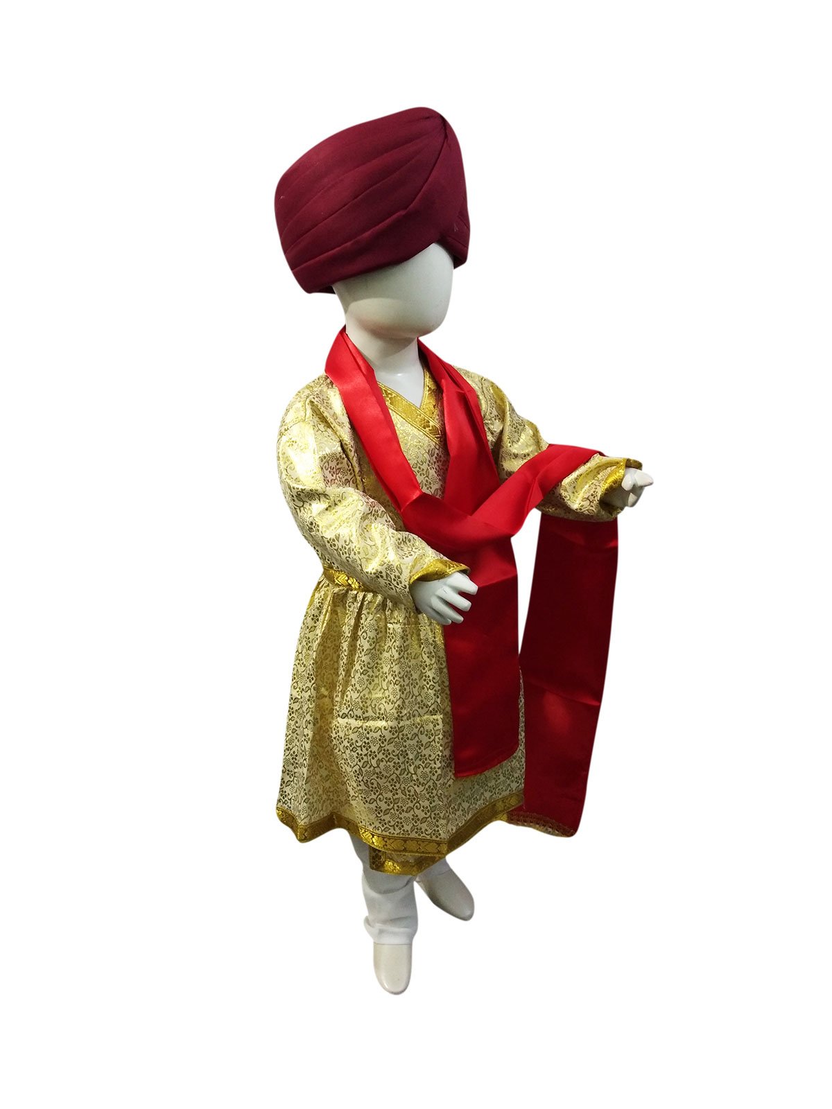 Buy BookMyCostume Beige Indian Dulha Pagdi Indian Wedding Turban for Kids  2-10 Years Online at Low Prices in India - Amazon.in