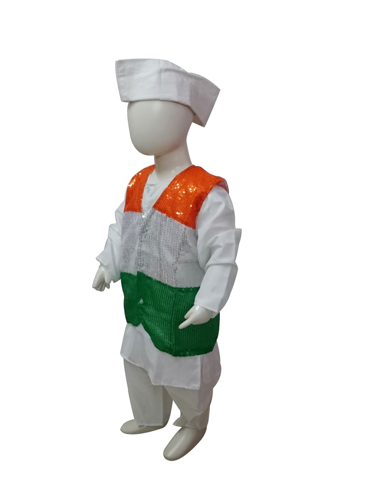 Buy SBD Unisex Jawaharlal Nehru Dress for 3-4 years Independence  Day/Republic Day/Annual function/Theme Party/Competition/Stage Shows Dress  Online at Low Prices in India - Amazon.in