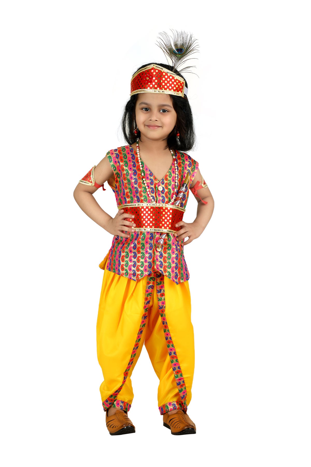 Krishna fancy dress costume best sale