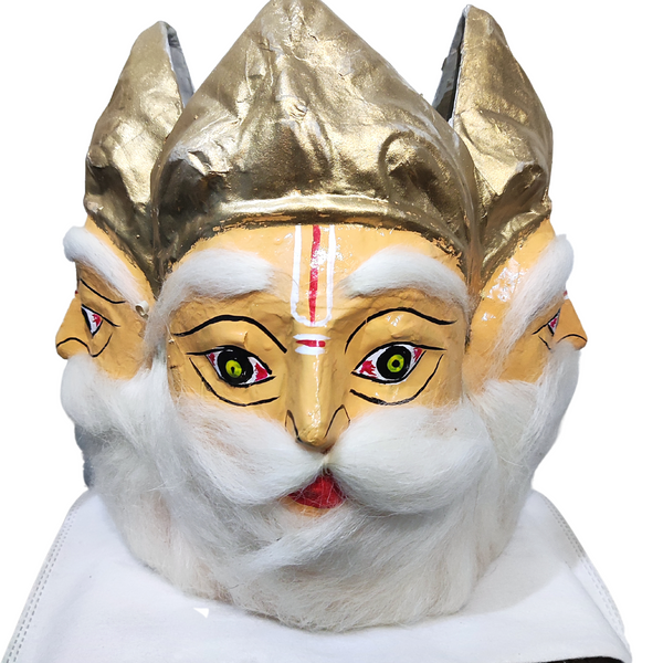 DIY Lord Ganesha Paper Mask/Ganesh Chaturthi special/School activity -  YouTube