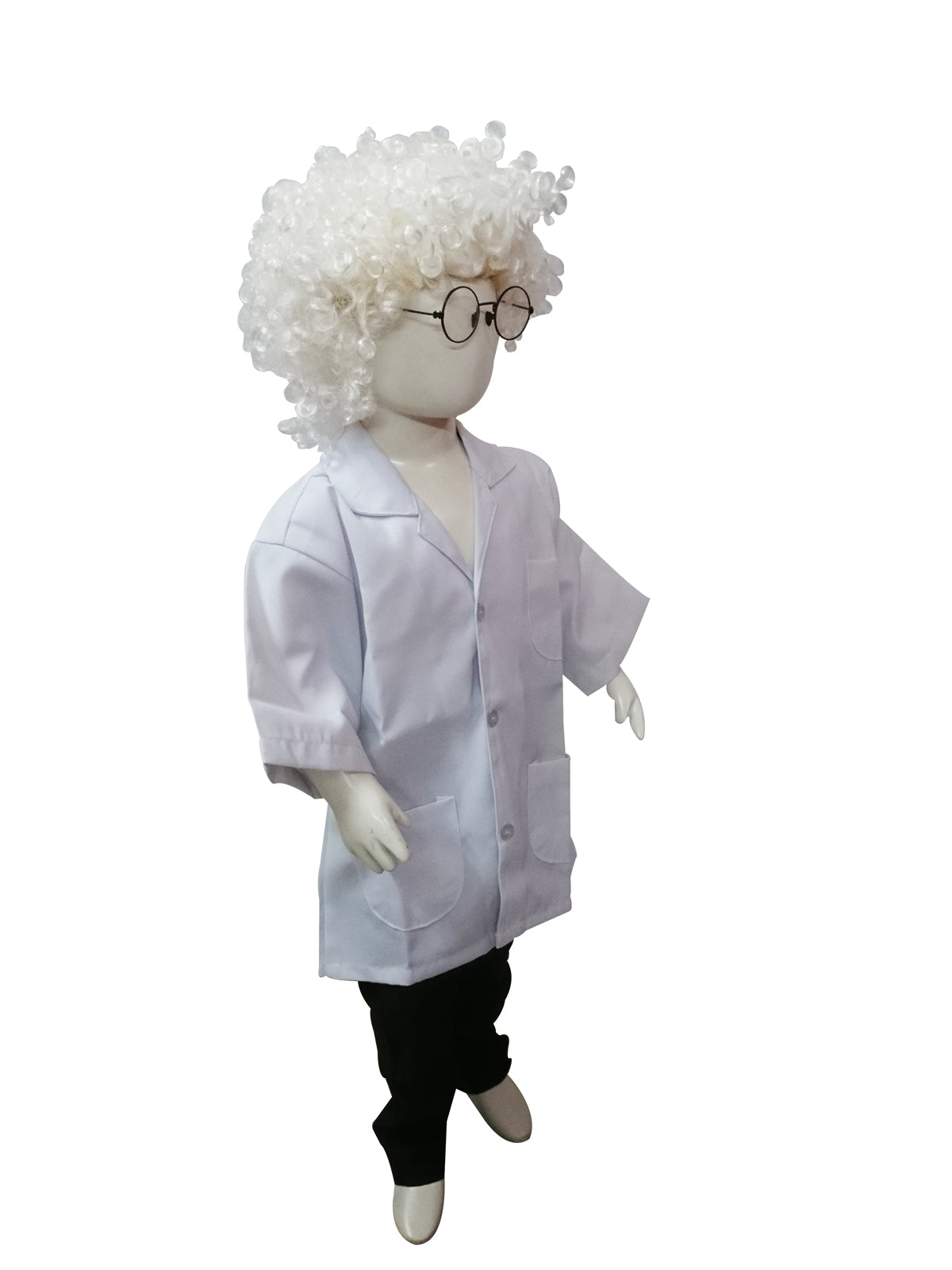Buy SATINIOR 11 Pieces Kids Lab Costume Scientist Costume Lab Coat Science  Experiment with Glasses, Personalized ID Card for Boys Girls Halloween Dress  Up Role Play Birthday Party (M) Online at Low