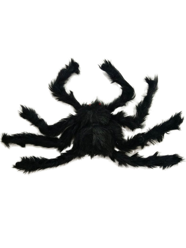 Scary Black Hairy Spider Toy Showpiece Decoration Accessory for Hallow