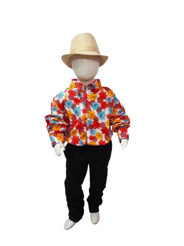 Buy Kaku Fancy Dresses Global Ethnic Wear Chinese Boy Costume -Red, 3-4  Years, For Boys Online at Low Prices in India - Amazon.in